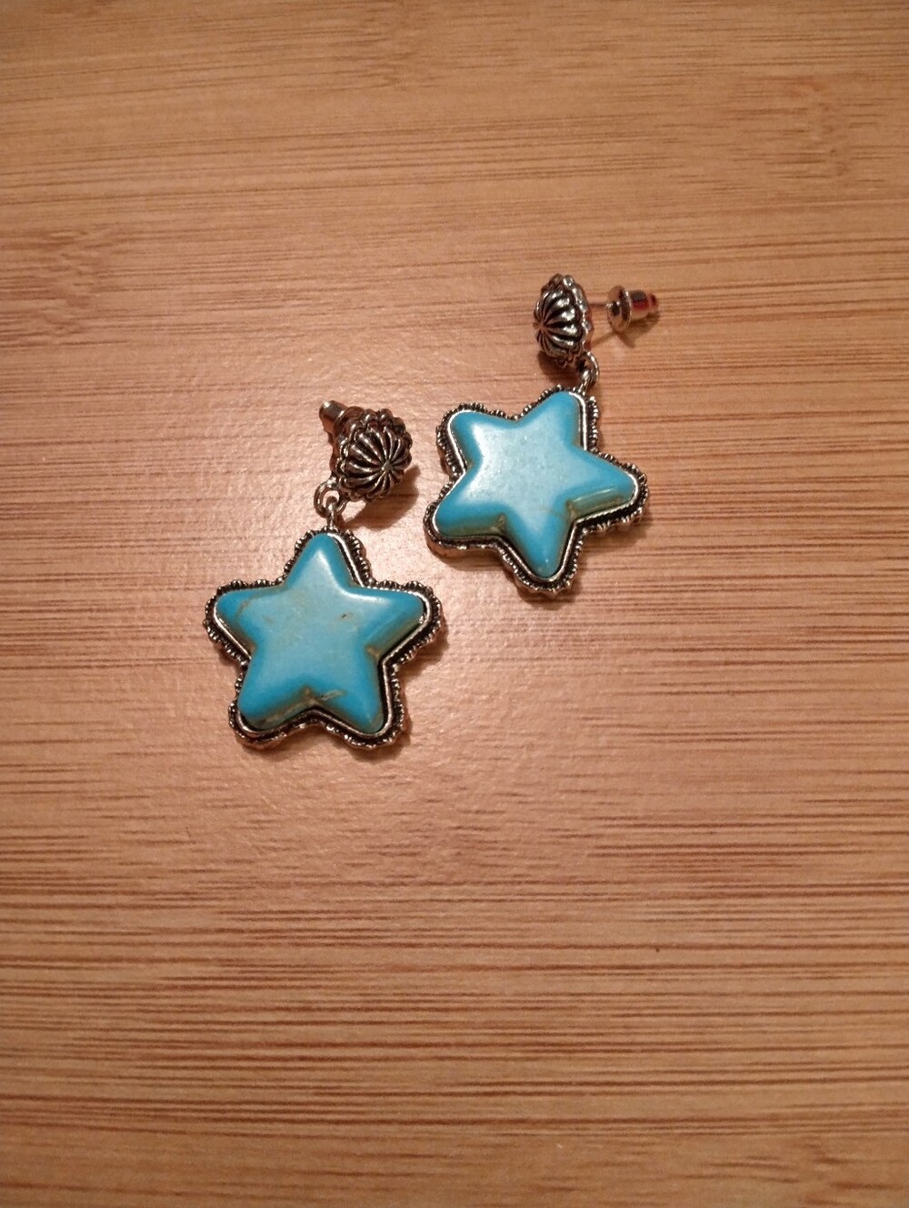 Turquoise Star Drop Earrings - Women Jewelry